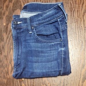 MOTHER Dark Blue Skinny Jeans